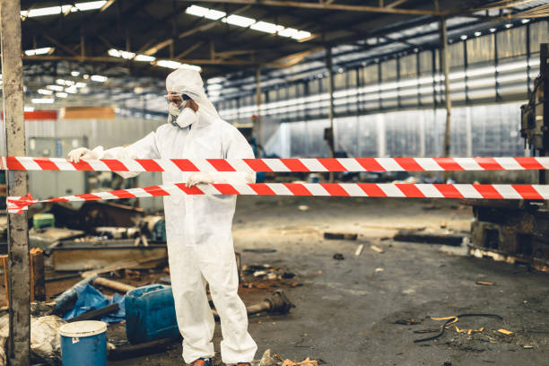 Professional Hoarding Cleanup technician working in Bishop, GA